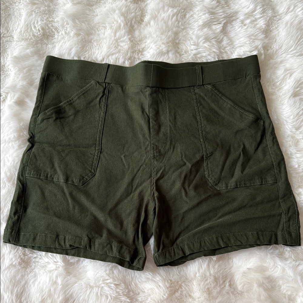 Olive Green Women's Shorts